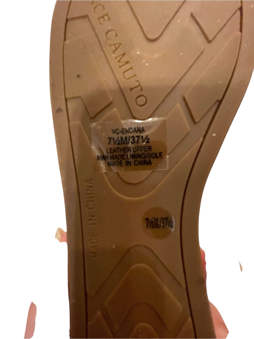 Vince Camuto Endana Ivory Studded Crisscross Slide Sandals Ivory - Picture 4 of 4